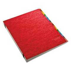 Pendaflex Expanding Desk File, 23 Dividers, Alpha, Letter-Size, Red Cover (11017)