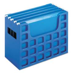 Pendaflex Desktop File With Hanging Folders, Letter Size, 6" Long, Blue (23011)