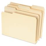 Pendaflex Double Stuff File Folders, 1/3-Cut Tabs, Letter Size, Manila, 50/Pack (54459)