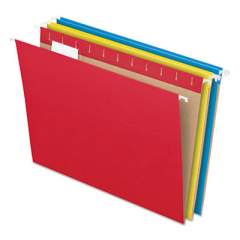 Pendaflex Colored Hanging Folders, Letter Size, 1/5-Cut Tab, Assorted, 25/Box (81612)