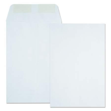 Quality Park Catalog Envelope, #1, Squar Flap, Gummed Closure, 6 x 9, White, 500/Box (40788)