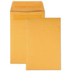 Quality Park Redi-Seal Catalog Envelope, #1, Cheese Blade Flap, Redi-Seal Closure, 6 x 9, Brown Kraft, 100/Box (43167)