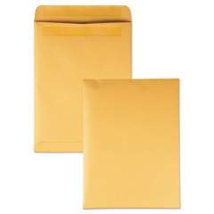 Quality Park Redi-Seal Catalog Envelope, #10 1/2, Cheese Blade Flap, Redi-Seal Closure, 9 x 12, Brown Kraft, 250/Box (43562)