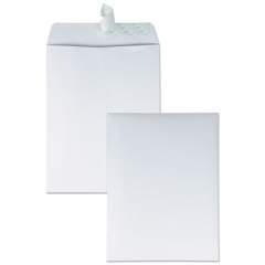 Quality Park Redi-Strip Catalog Envelope, #12 1/2, Cheese Blade Flap, Redi-Strip Closure, 9.5 x 12.5, White, 100/Box (44682)