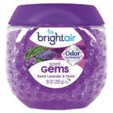 BRIGHT Air Scent Gems Odor Eliminator, Sweet Lavender and Violet, 10 oz Jar (900426EA)