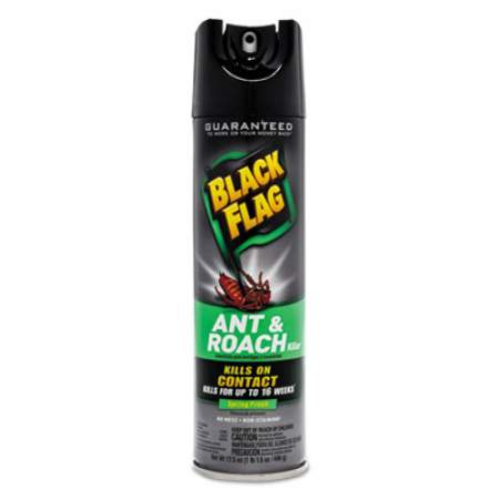 Diversey Black Flag Ant and Roach Killer, 17.5 oz, Aerosol, 12/Carton (CB110339)