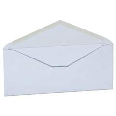 Office Impressions White Envelope, #10, Commercial Flap, Gummed Closure, 4.13 x 9.5, White, 500/Box (82292)