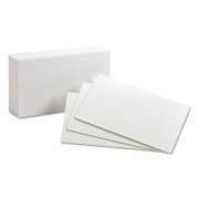 Oxford Unruled Index Cards, 3 x 5, White, 100/Pack (30)