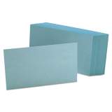 Oxford Unruled Index Cards, 3 x 5, Blue, 100/Pack (7320BLU)