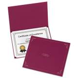 Oxford Certificate Holder, 11 1/4 x 8 3/4, Burgundy, 5/Pack (29900585BGD)