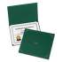 Oxford Certificate Holder, 11 1/4 x 8 3/4, Green, 5/Pack (29900605BGD)