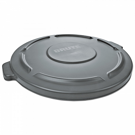 BRUTE Self-Draining Flat Top Lids for 55 gal Round BRUTE Containers, 26.75