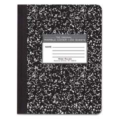 Roaring Spring Marble Cover Composition Book, Wide/Legal Rule, Black Marble Cover, 9.75 x 7.5, 100 Sheets (77230)