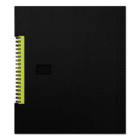 Oxford Idea Collective Professional Wirebound Hardcover Notebook, 1 Subject, Medium/College Rule, Black Cover, 11 x 8.5, 80 Sheets (56895)