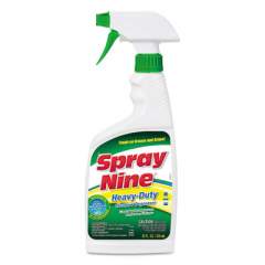 Spray Nine Heavy Duty Cleaner/Degreaser/Disinfectant, Citrus Scent, 22 oz Trigger Spray Bottle, 12/Carton (26825)