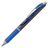 Pentel EnerGel RTX Gel Pen, Retractable, Bold 1 mm, Blue Ink, Blue/Gray Barrel (BL80C)