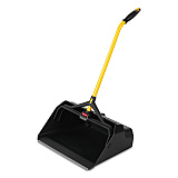 Maximizer Heavy-Duty Stand Up Debris Pan, 20.44 x 29, 32" Handle, Plastic, Yellow/Black (2018781)
