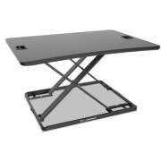 Alera AdaptivErgo Ultra-Slim Sit-Stand Desk, 31.33" x 21.63" x 1.5" to 16", Black (AEWR6B)