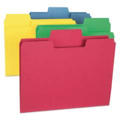 Smead SuperTab Colored File Folders, 1/3-Cut Tabs, Letter Size, Assorted, 24/Pack (11956)