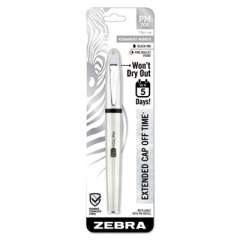 Zebra PM-701 Permanent Marker, Medium Bullet Tip, Black (65211)