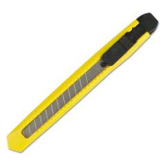 Boardwalk Snap Blade Knife, Retractable, Snap-Off, Straight-Edged, Yellow (UKNIFE75)