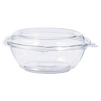 SafeSeal Tamper-Resistant, Tamper-Evident Bowls with Dome Lid, 8 oz, 5.5" Diameter x 2.1" h, Clear, Plastic, 240/Carton (CTR8BD)