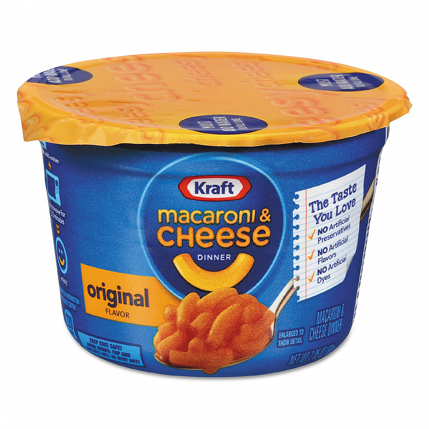 Easy Mac Macaroni and Cheese, Micro Cups, 2.05 oz, 10/Carton (01641)
