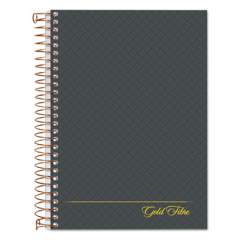 Ampad Gold Fibre Personal Notebooks, 1 Subject, Medium/College Rule, Designer Gray Cover, 7 x 5, 100 Sheets (20803)