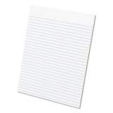Ampad Glue Top Pads, Wide/Legal Rule, 50 White 8.5 x 11 Sheets, Dozen (21112)
