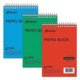 Ampad Memo Pads, Narrow Rule, Assorted Cover Colors, 40 White 4 x 6 Sheets, 3/Pack (45094)