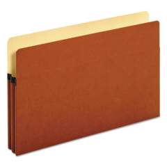 Pendaflex Standard Expanding File Pockets, 1.75" Expansion, Legal Size, Red Fiber, 25/Box (1516COX)