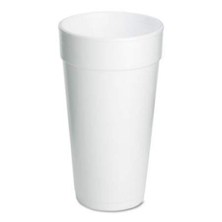 Dart Foam Drink Cups, 20 oz, White, 500/Carton (20J16)