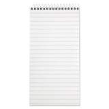 TOPS Reporters Notepad, Wide/Legal Rule, White Cover, 70 White 4 x 8 Sheets, 12/Pack (8030)