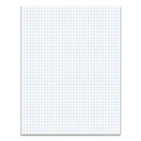 TOPS Quadrille Pads, Quadrille Rule (4 sq/in), 50 White 8.5 x 11 Sheets (33041)