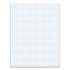 TOPS Quadrille Pads, Quadrille Rule (5 sq/in), 50 White 8.5 x 11 Sheets (33051)