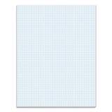 TOPS Quadrille Pads, Quadrille Rule (8 sq/in), 50 White 8.5 x 11 Sheets (33081)