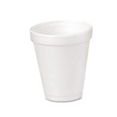 Dart Foam Drink Cups, 4 oz, 50/Bag, 20 Bags/Carton (4J4)