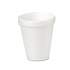 Dart Foam Drink Cups, 4 oz, 50/Bag, 20 Bags/Carton (4J4)