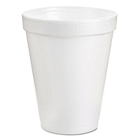 Foam Drink Cups, 6 oz, White, 25/Bag, 40 Bags/Carton (6J6)