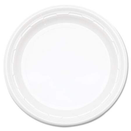 Dart Famous Service Plastic Dinnerware, Plate, 6" dia, White, 125/Pack, 8 Packs/Carton (6PWF)