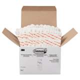 Command Poster Strips, Removable, Holds Up to 1 lb per Pair, 1.63 x 2.75, White, 256/Pack (17024S256NA)