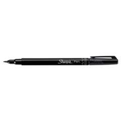 Sharpie Brush Tip Pens, Fine Brush Tip, Black, Dozen (2011280)