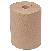 Universal Hand Towel Roll, Notched, 1-Ply, 8" x 550 ft, Natural, 6 Roll/Carton (8631060)