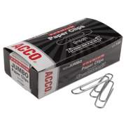 ACCO Paper Clips, Jumbo, Silver, 1,000/Pack (72500)