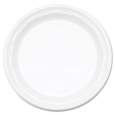Dart Famous Service Plastic Impact Dinnerware, Plate, 9" dia, White, 125/Pack (9PWFPK)