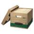 Bankers Box STOR/FILE Medium-Duty 100% Recycled Storage Boxes, Letter/Legal Files, 12" x 16.25" x 10.5", Kraft, 20/Carton (1277008)