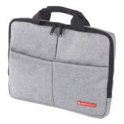 Swiss Mobility Sterling Slim Briefcase, Holds Laptops 14.1", 1.75" x 1.75" x 10.25", Gray (EXB1071SMGRY)