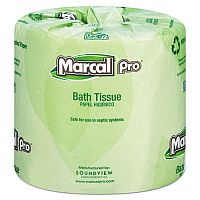 100% Recycled Bathroom Tissue, Septic Safe, 2-Ply, White, 240 Sheets/Roll, 48 Rolls/Carton (3001)