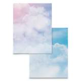 Astrodesigns Pre-Printed Paper, 28 lb, 8.5 x 11, Clouds, 100/Pack (91252)
