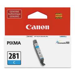 Canon 2088C001 (CLI-281) ChromaLife100+ Ink, 259 Page-Yield, Cyan